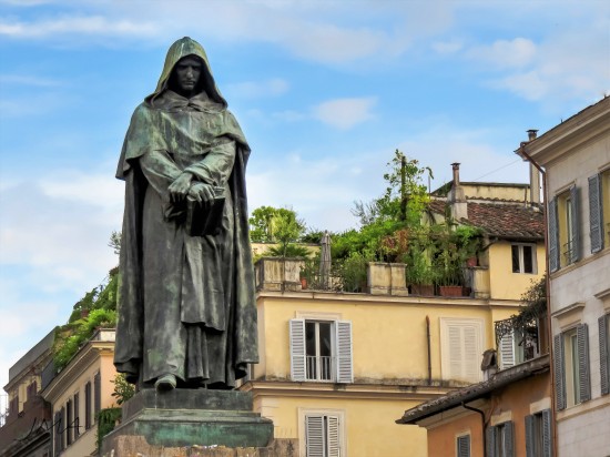 Giordano Bruno staue at Campo di Fiori, Rome
