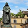 Giordano Bruno staue at Campo di Fiori, Rome