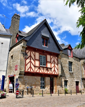 France, Normandy & Brittany, half timbered houses
